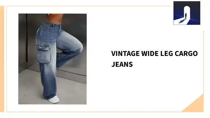 Vintage Wide Leg Cargo Jeans by@Outfy