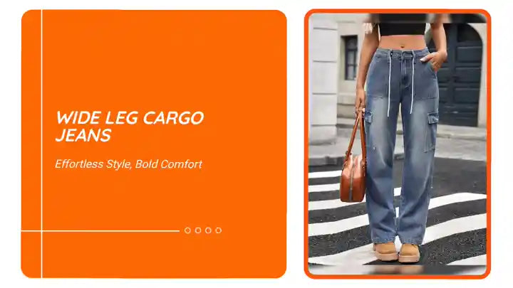 Wide Leg Cargo Jeans by@Outfy