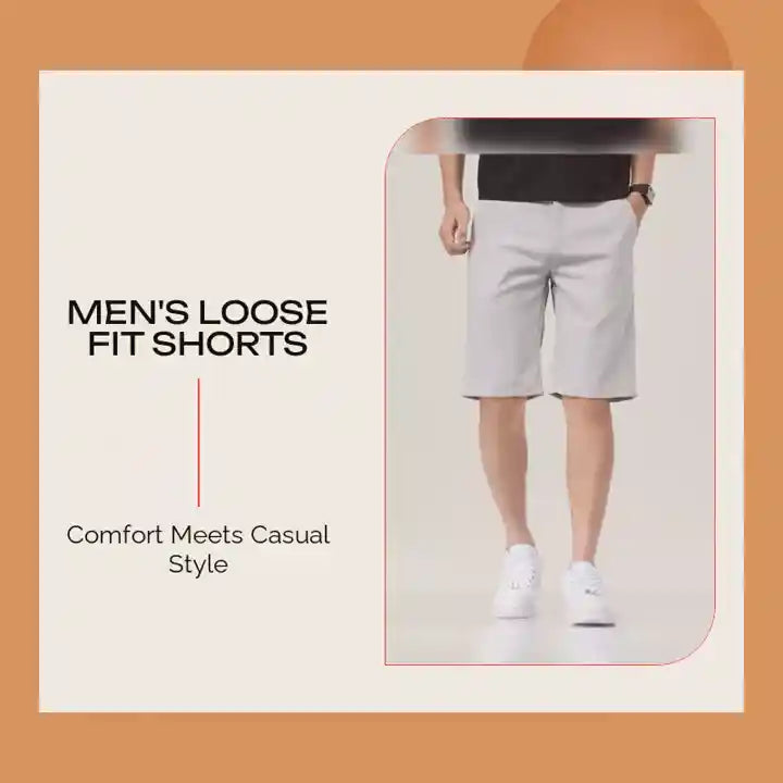 Men's Loose Fit Shorts by@Outfy