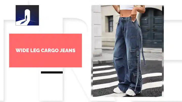 Wide Leg Cargo Jeans by@Outfy